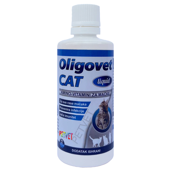 Vitamin supplement for cats - Oligovet Cat 100 ml