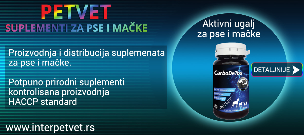 Aktivni ugalj za pse i mačke - Interpet Vet